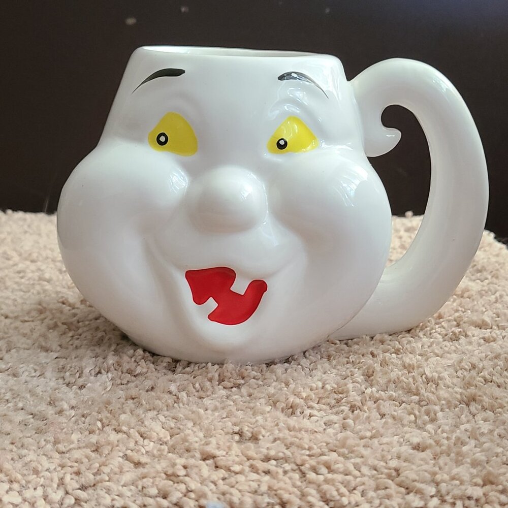 Vintage Retro Halloween Ghost Mug Hermitage Pottery 1998
